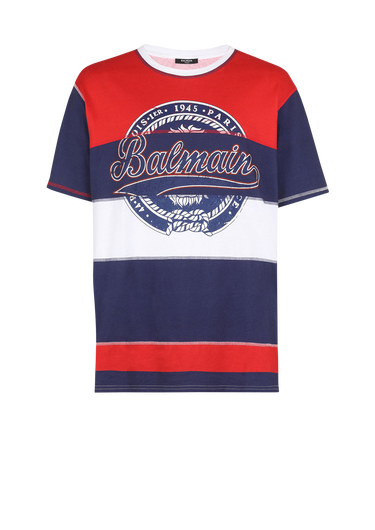 HIGH SUMMER CAPSULE - T-shirt en coton mprimé logo Balmain Paris