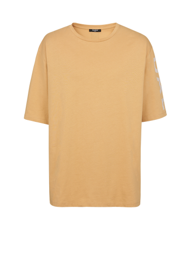 T-shirt oversize en coton imprimé logo Balmain